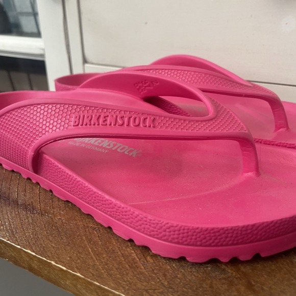 Birkenstock Womens Size 6.5 EU 37 Beetroot Pink Flip Flops Shoes Summer - Picture 3 of 9